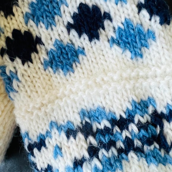 LANDS' END Women's Knit Mittens NWT Size L-XL - Picture 3 of 7